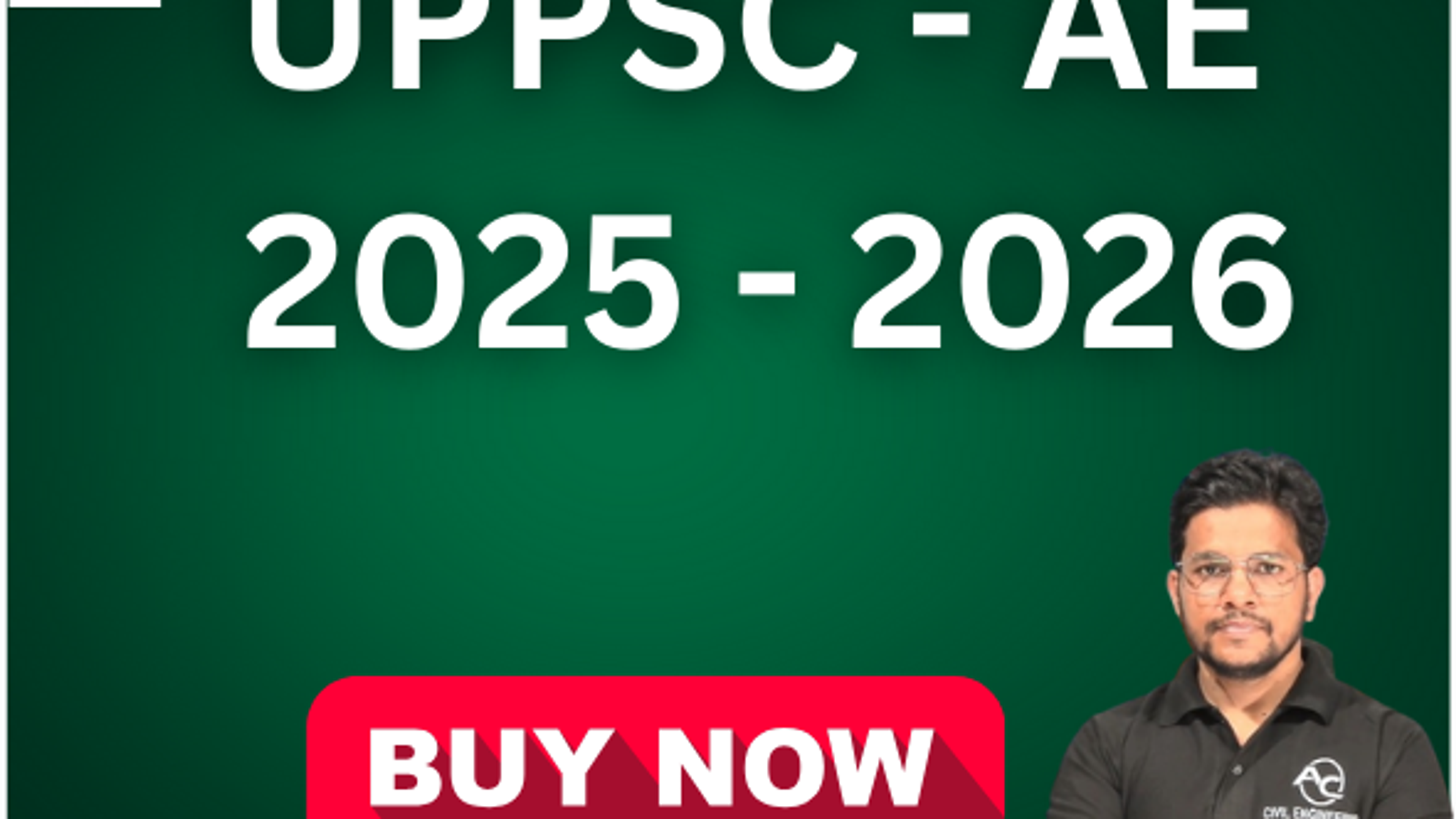 UPPSC AE/JE course banner