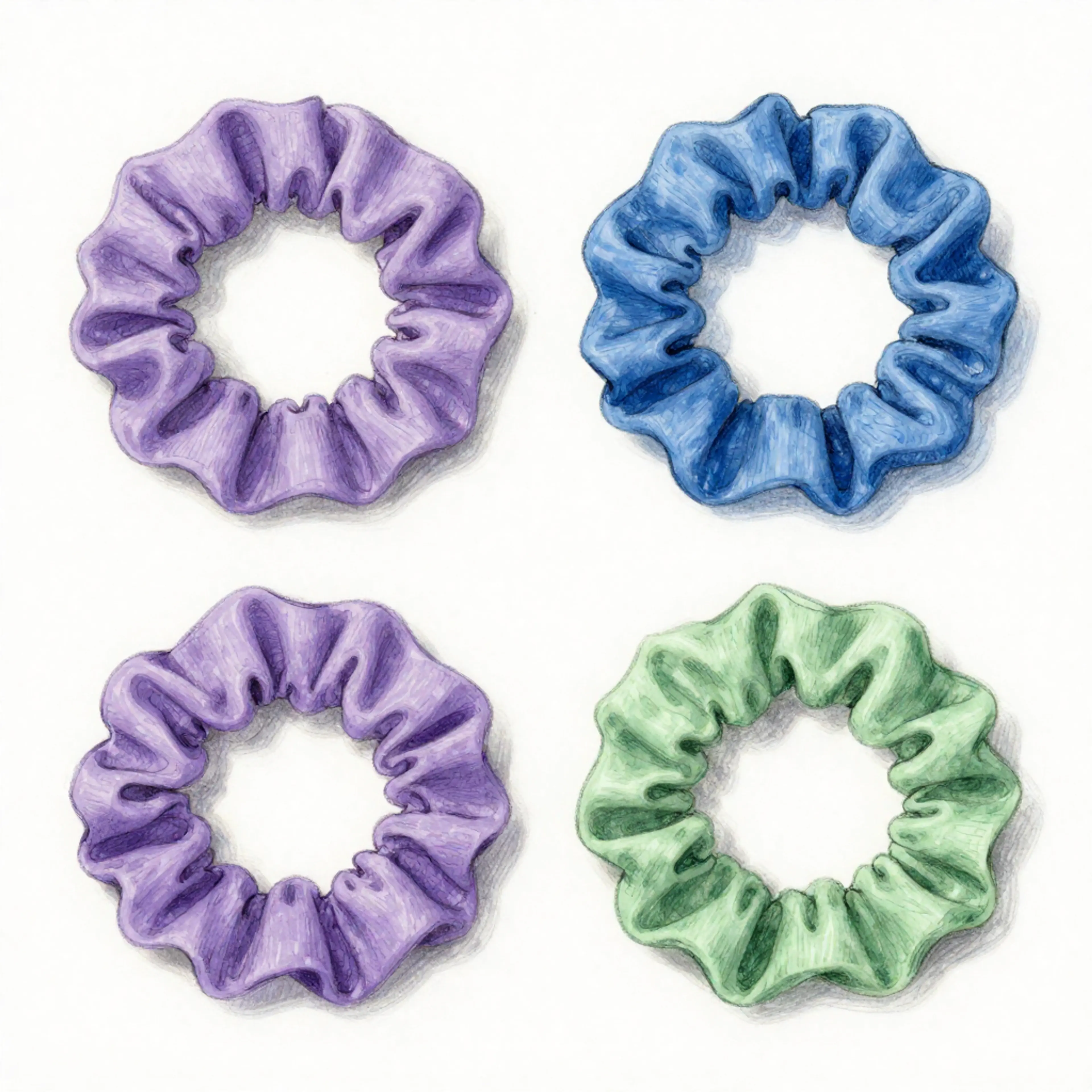 Thin Scrunchies