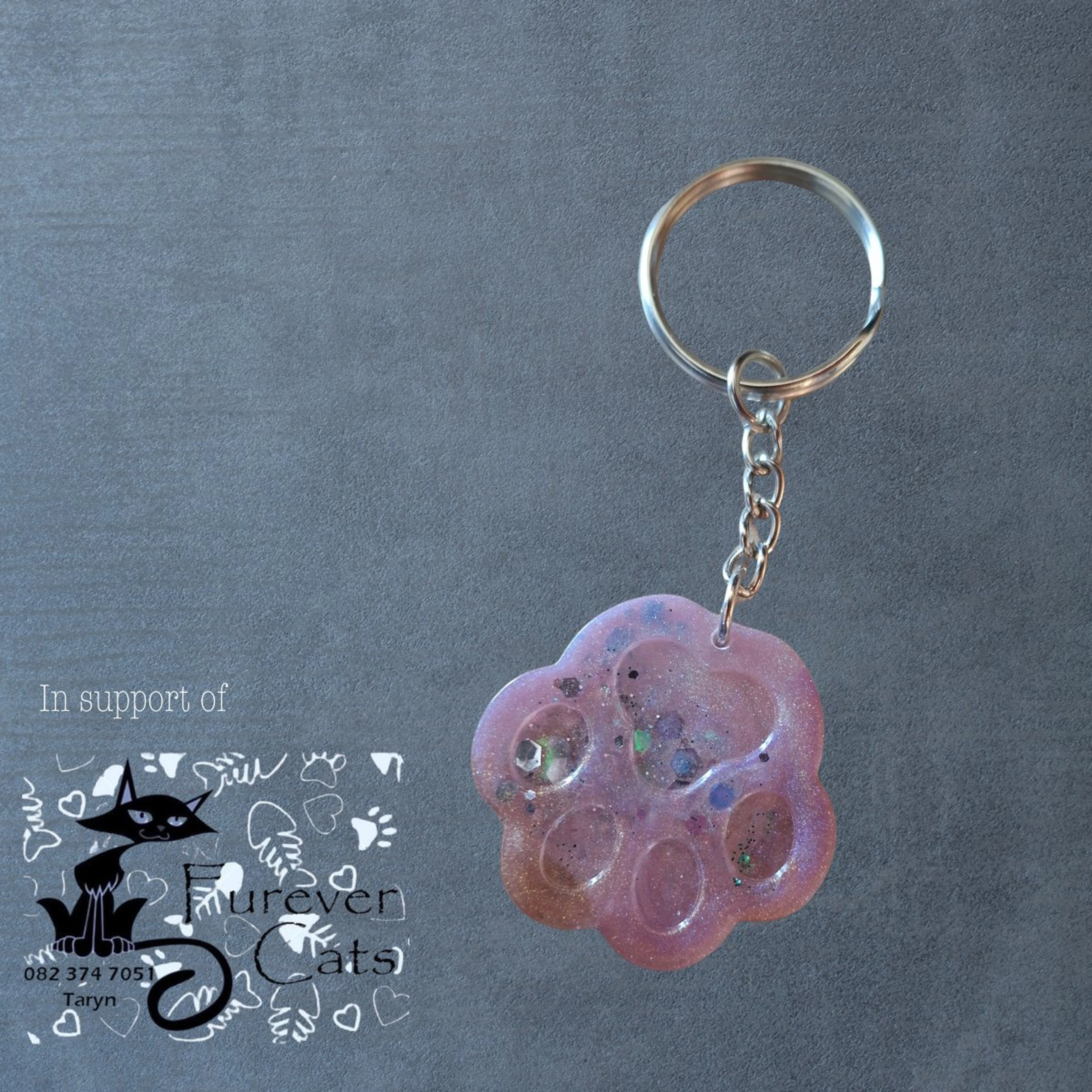 Rose gold Paw - handmade A Good Cause