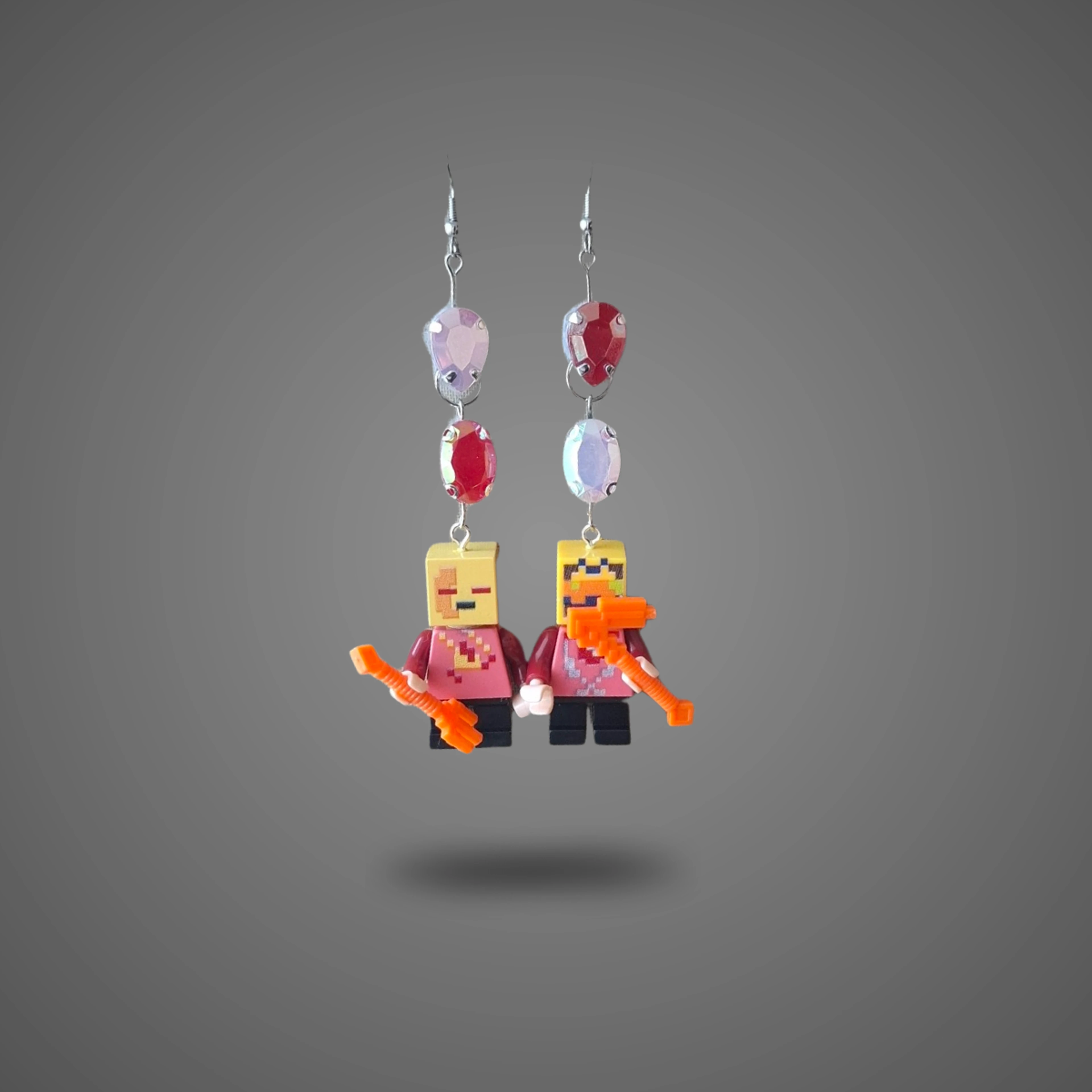 The Lego Mind - handmade Earrings