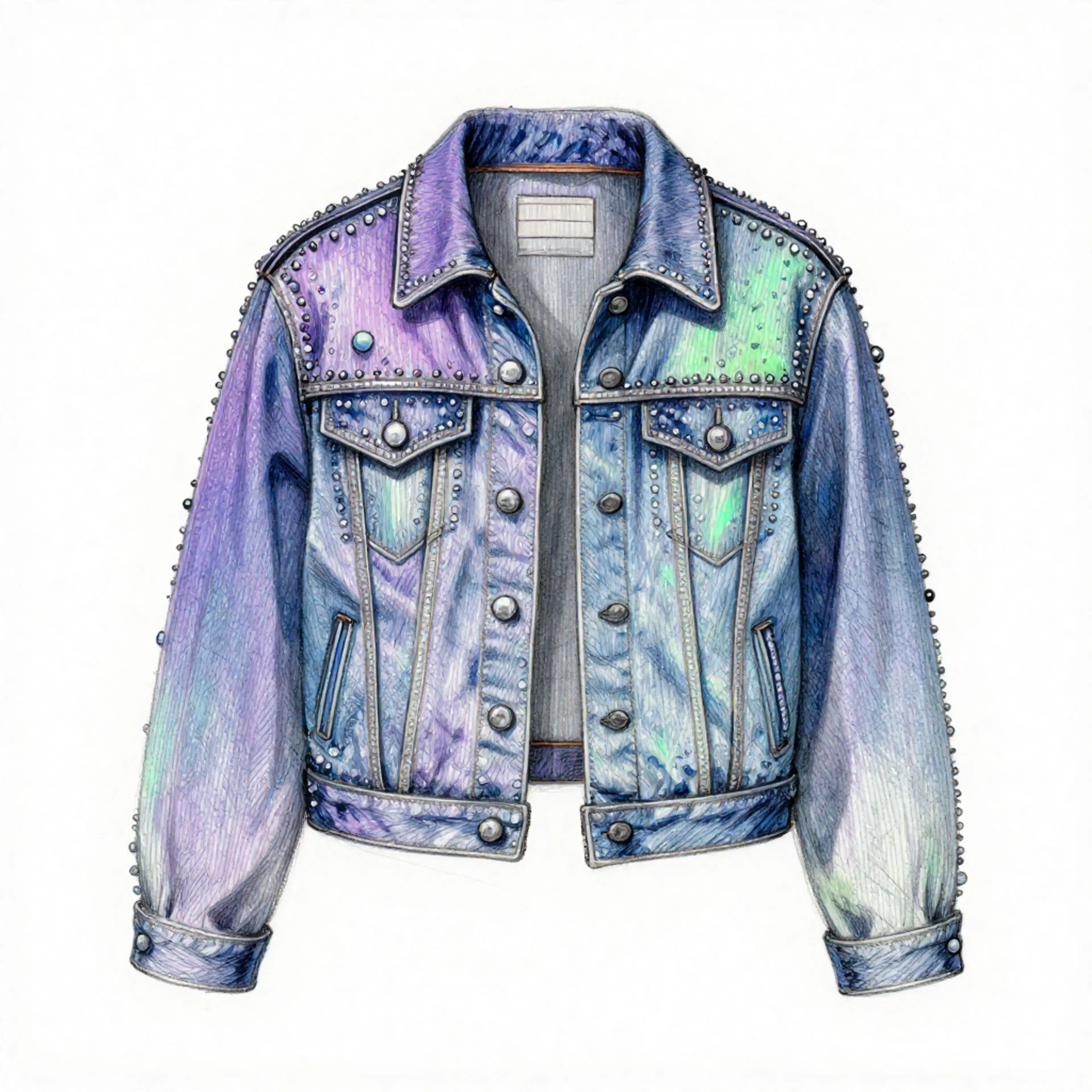 Beaded Denim Jackets