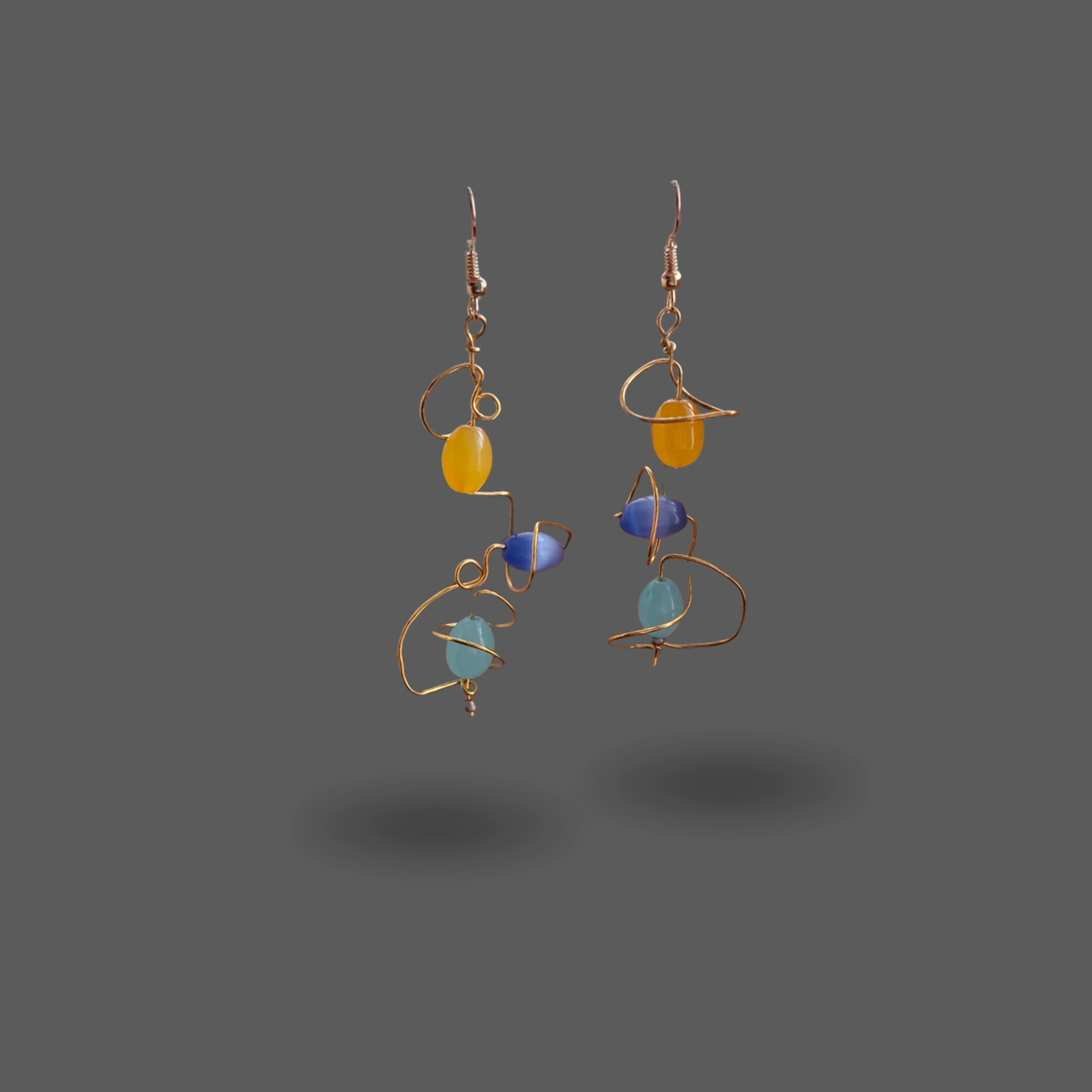 Science Explosion - handmade Earrings