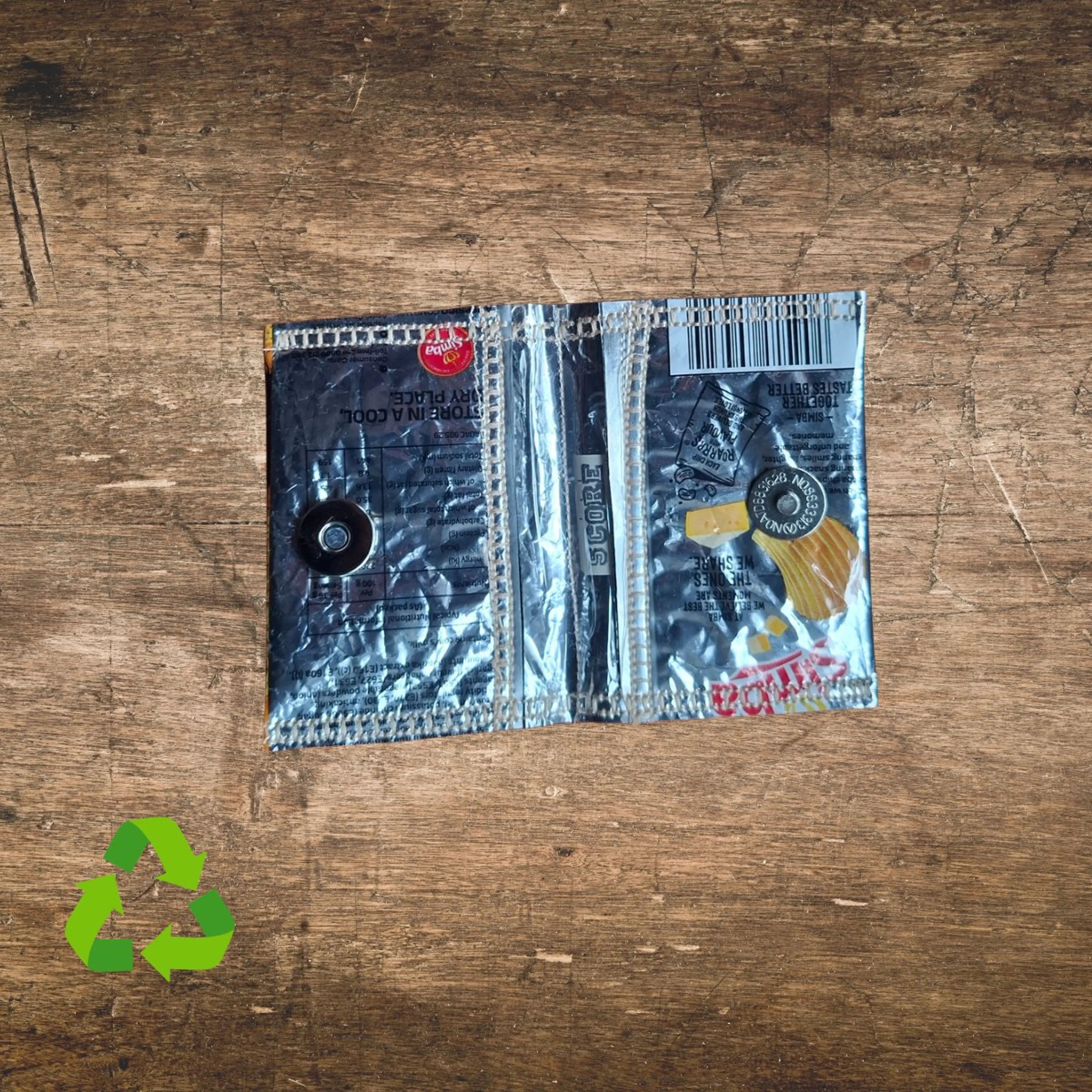 Cheesey Simba Cardholder - handmade ReWrapped - view 2