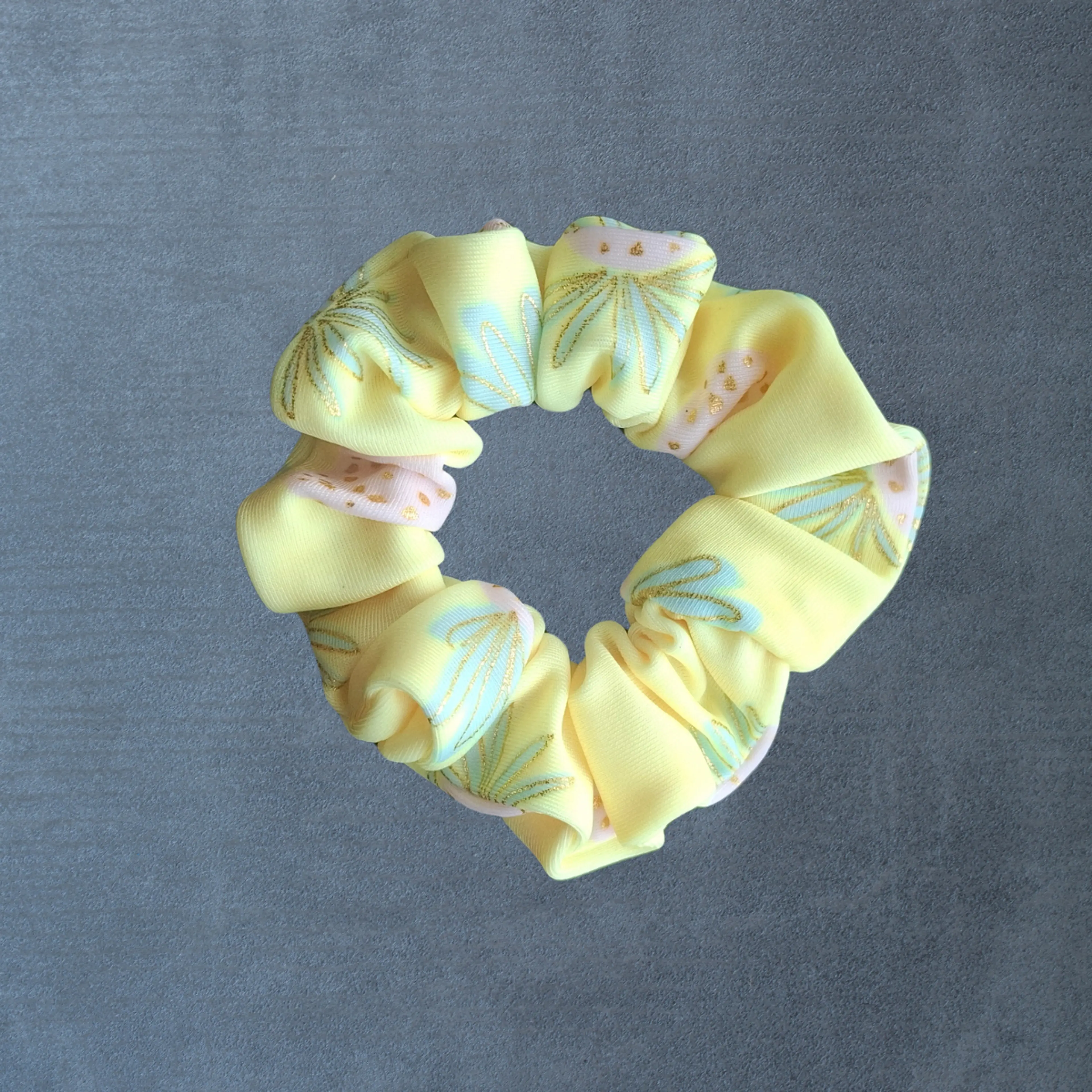 Pink Pineapple Thick Scrunchie