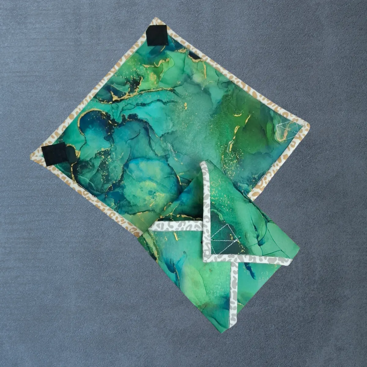 Green Marble Sandwich bag
