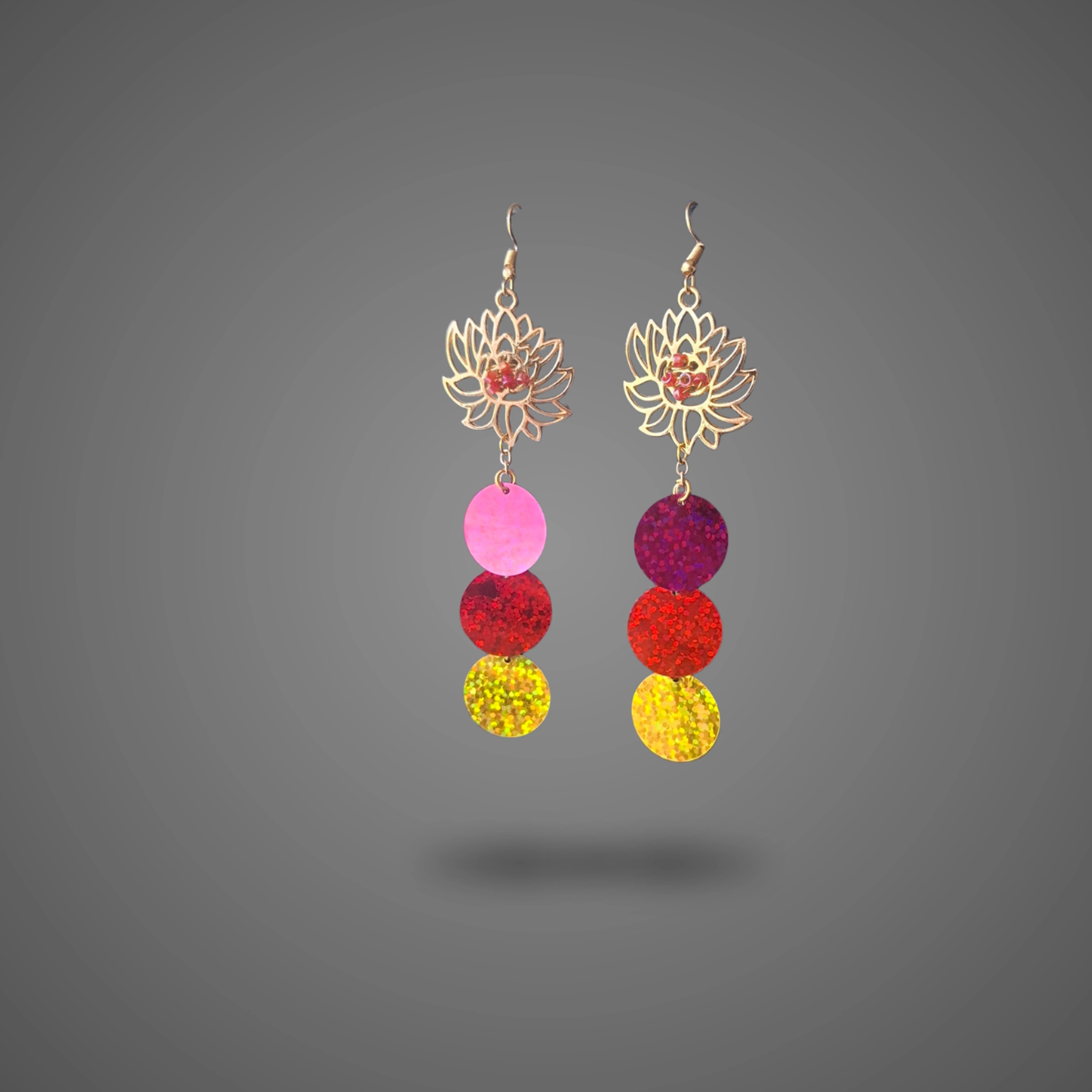 Burning Bush - handmade Earrings