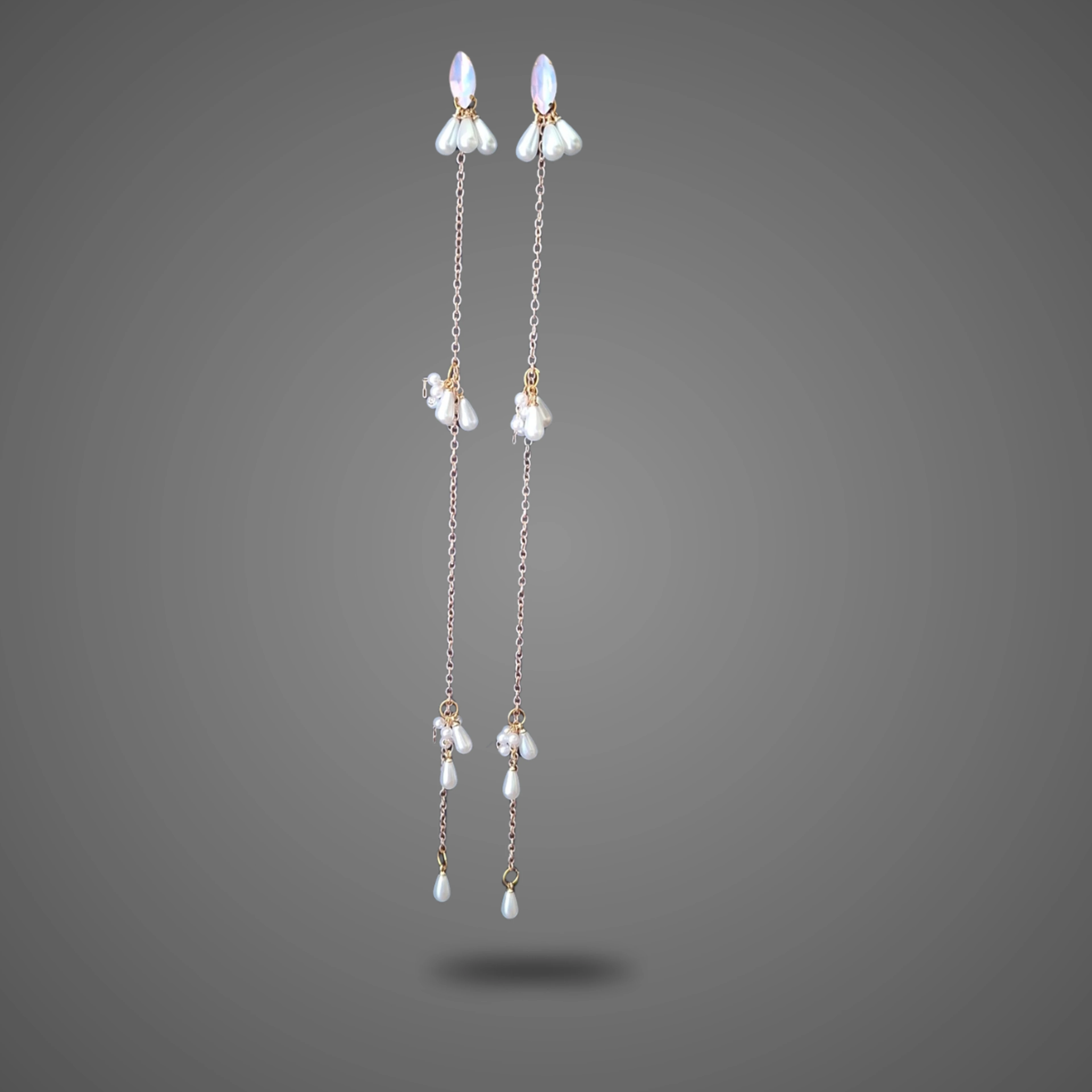 Dripping Pearl - handmade Earrings