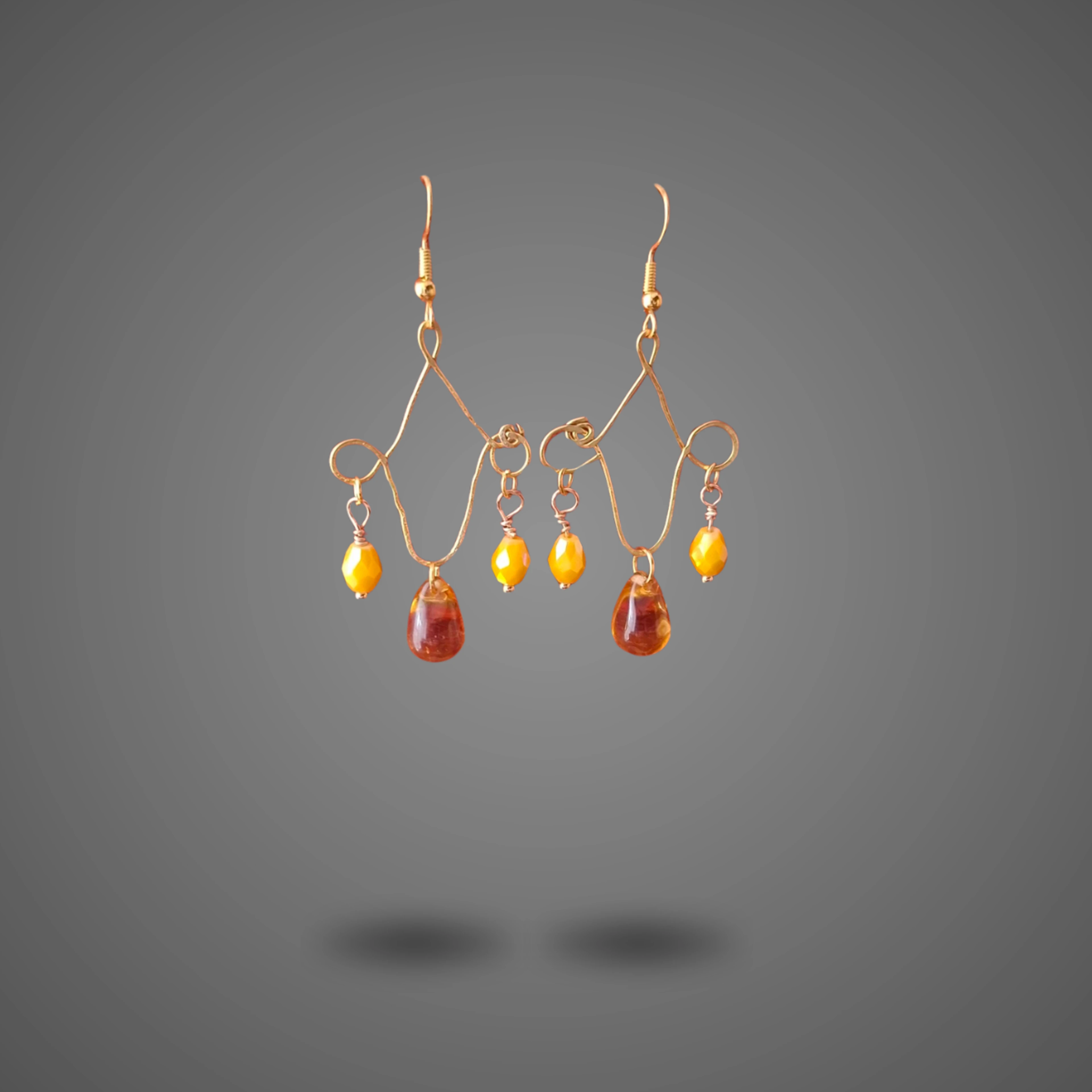 Greek Goddess - handmade Earrings