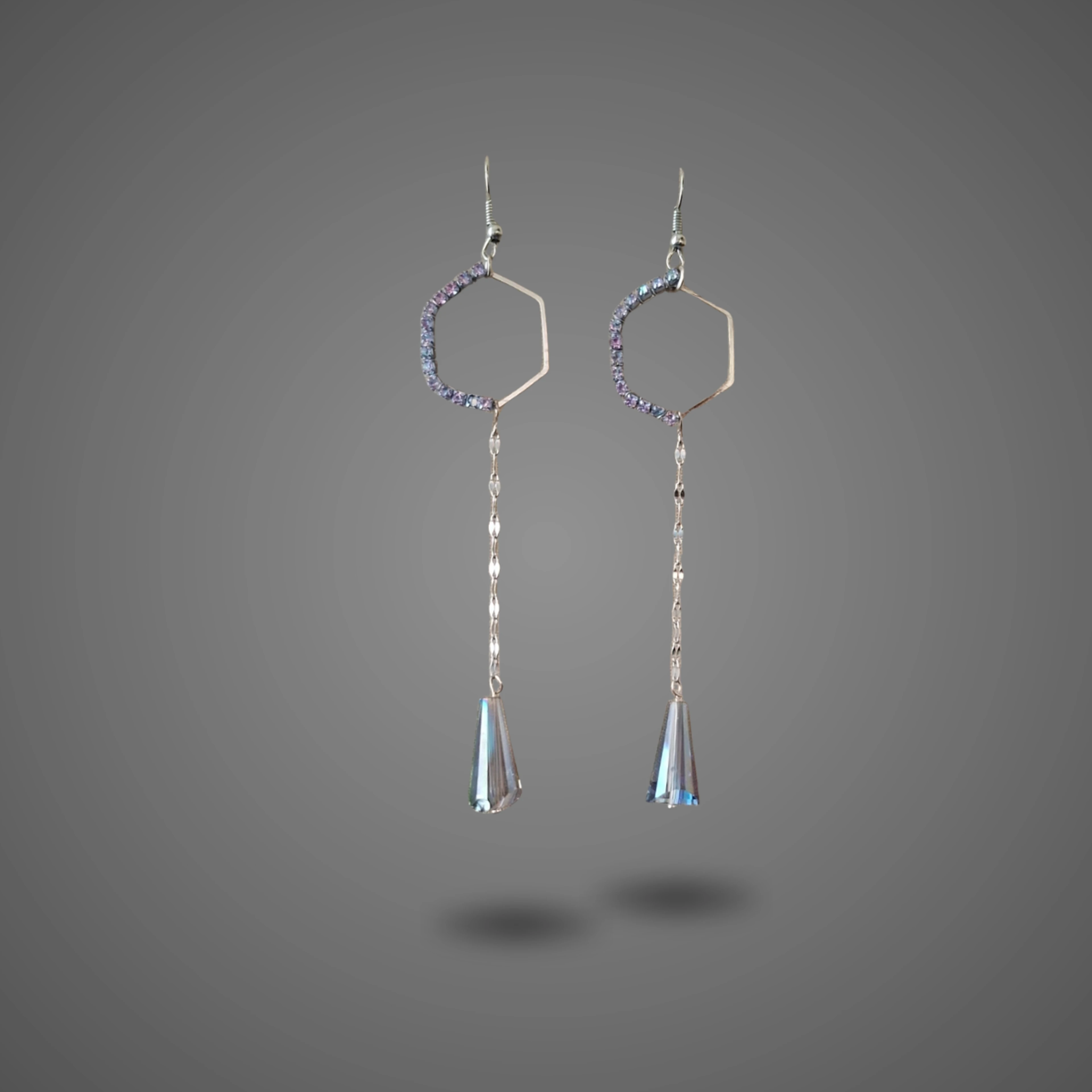 Hex-a-Drop - handmade Earrings