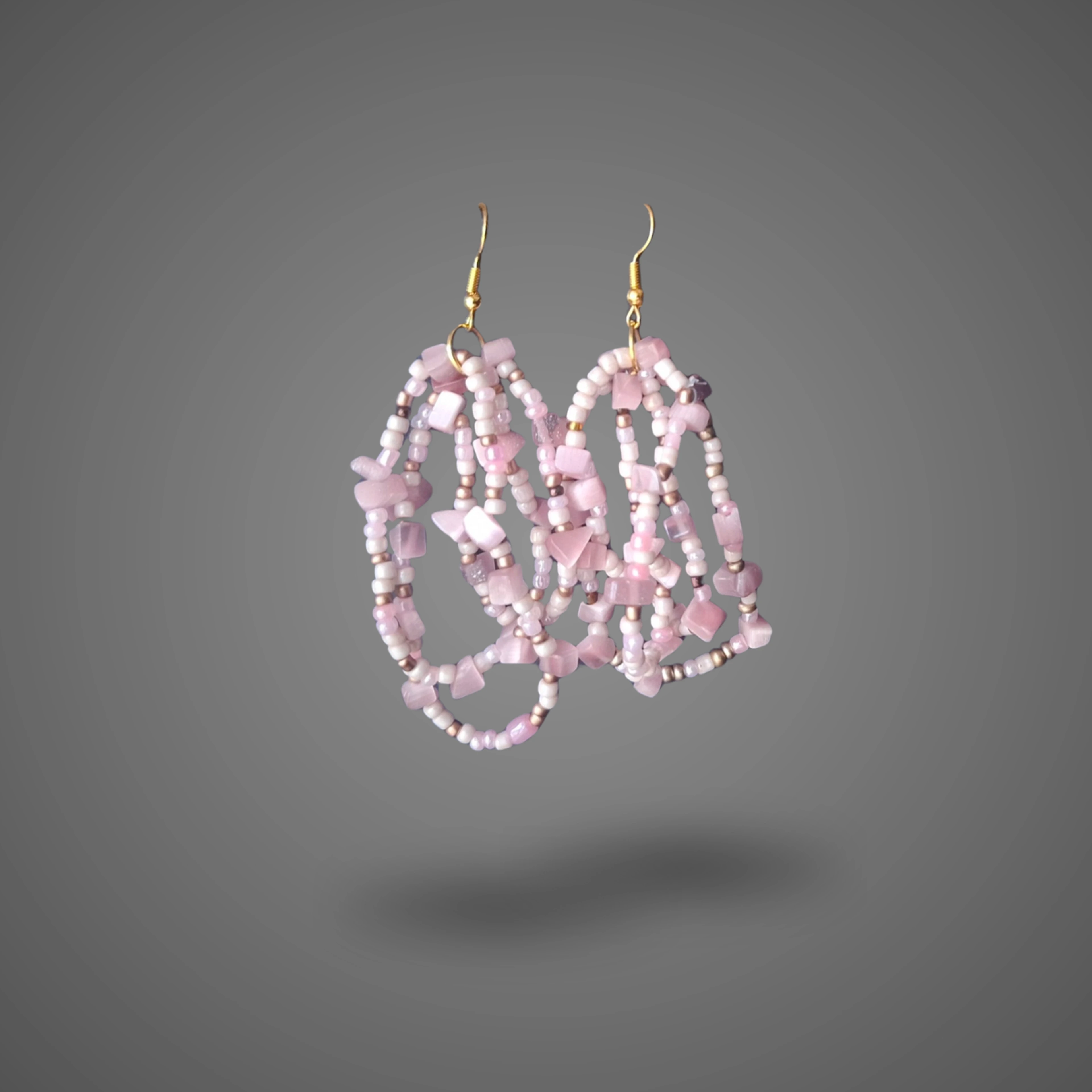 Rose the Quartz - handmade Earrings