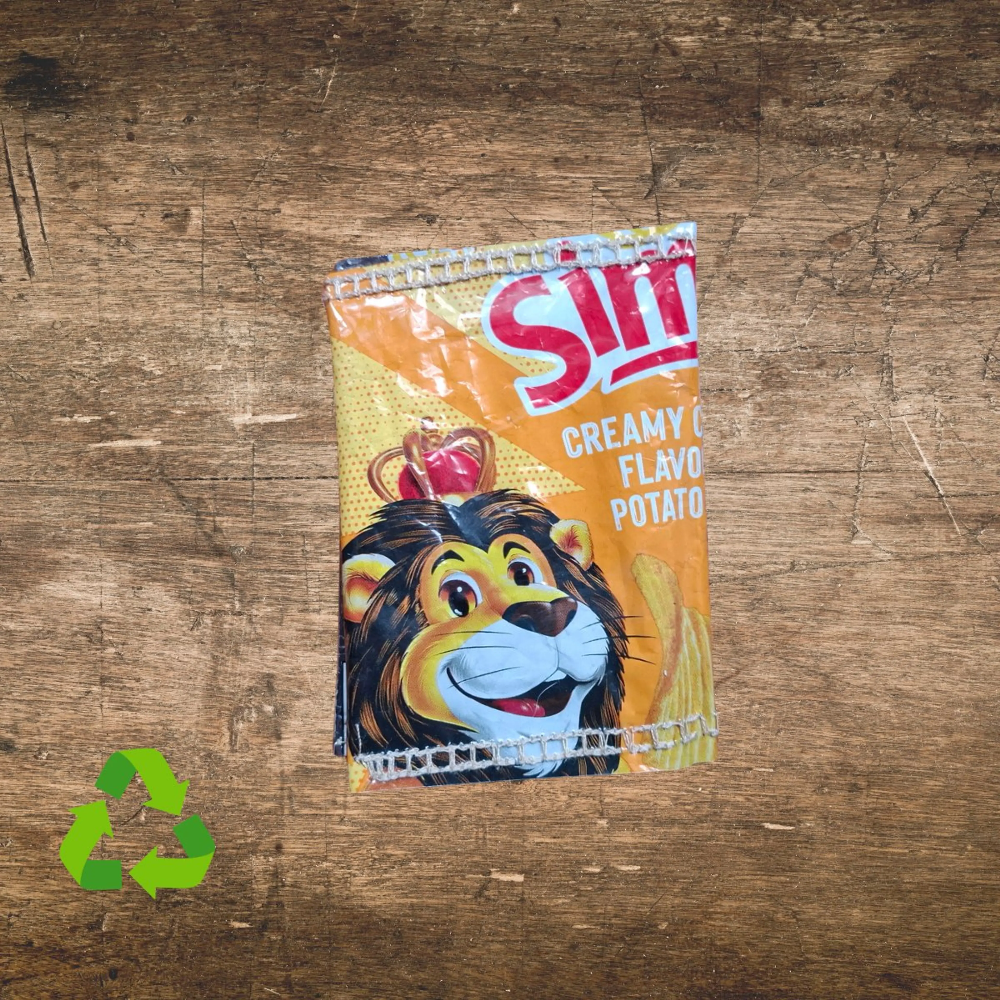 Cheesey Simba Cardholder - handmade ReWrapped