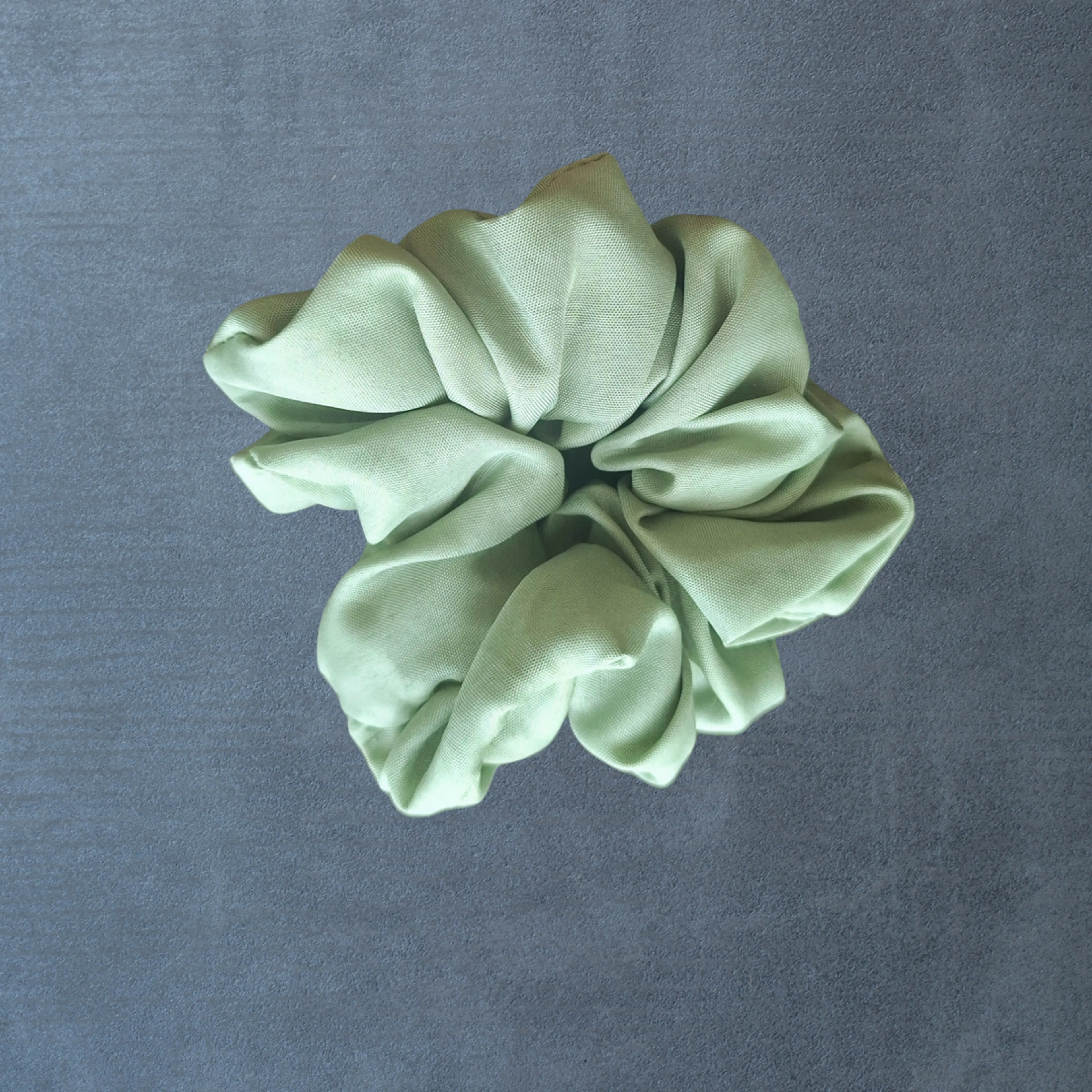 Olive Green Thick Scrunchie
