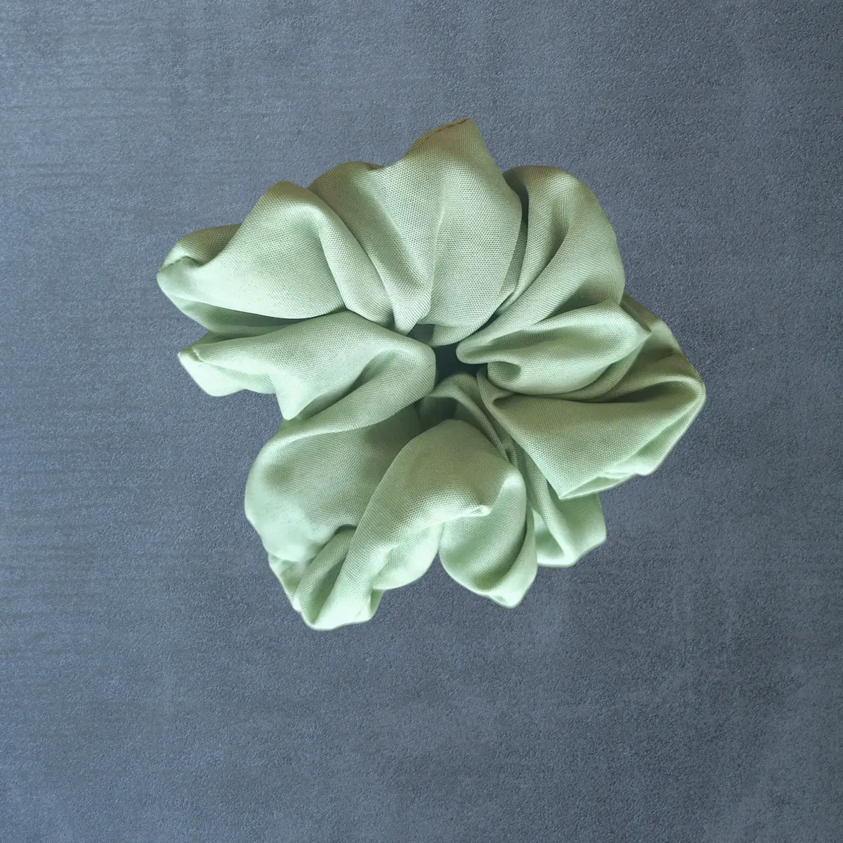 Olive Green Thick Scrunchie