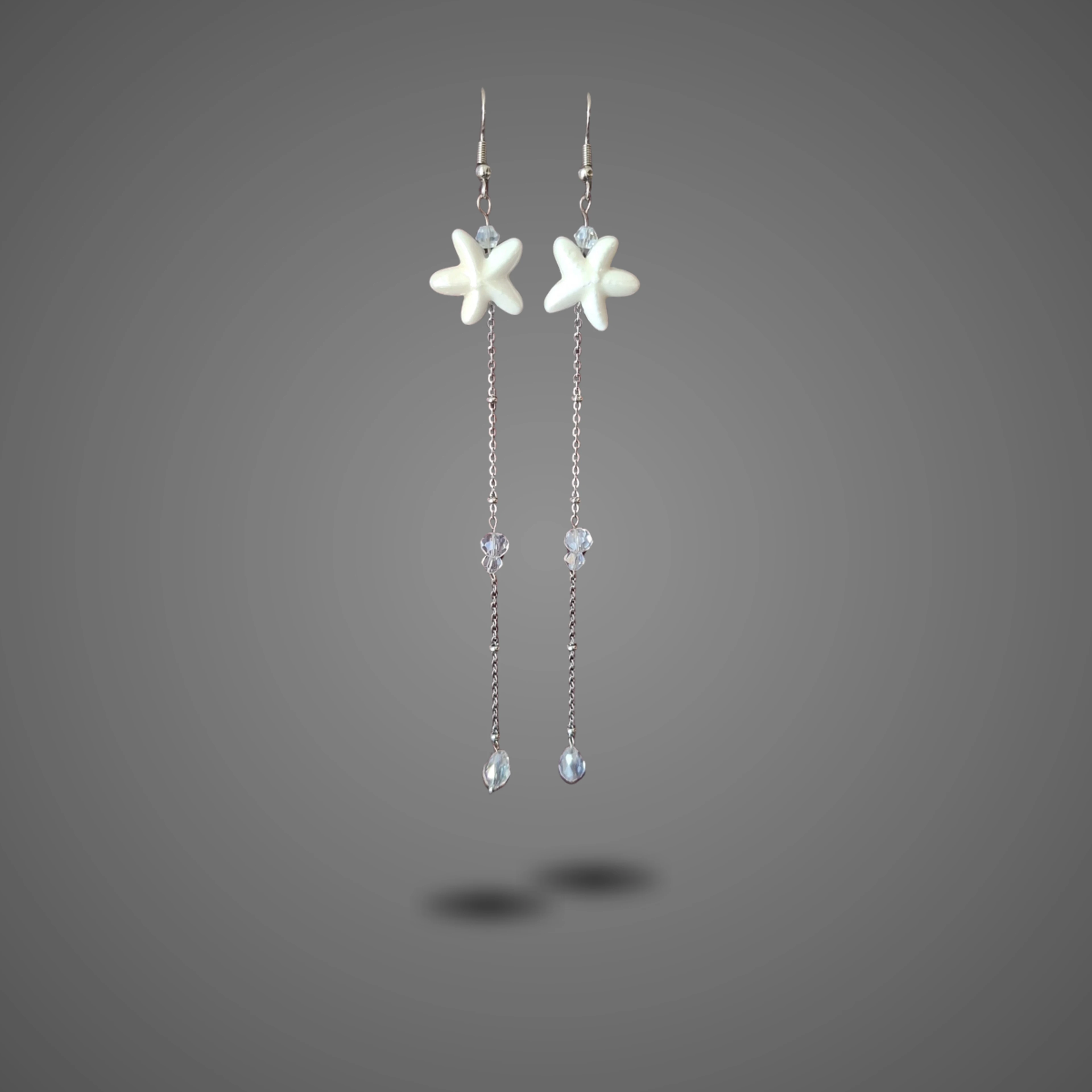 Starfish Drop - handmade Earrings