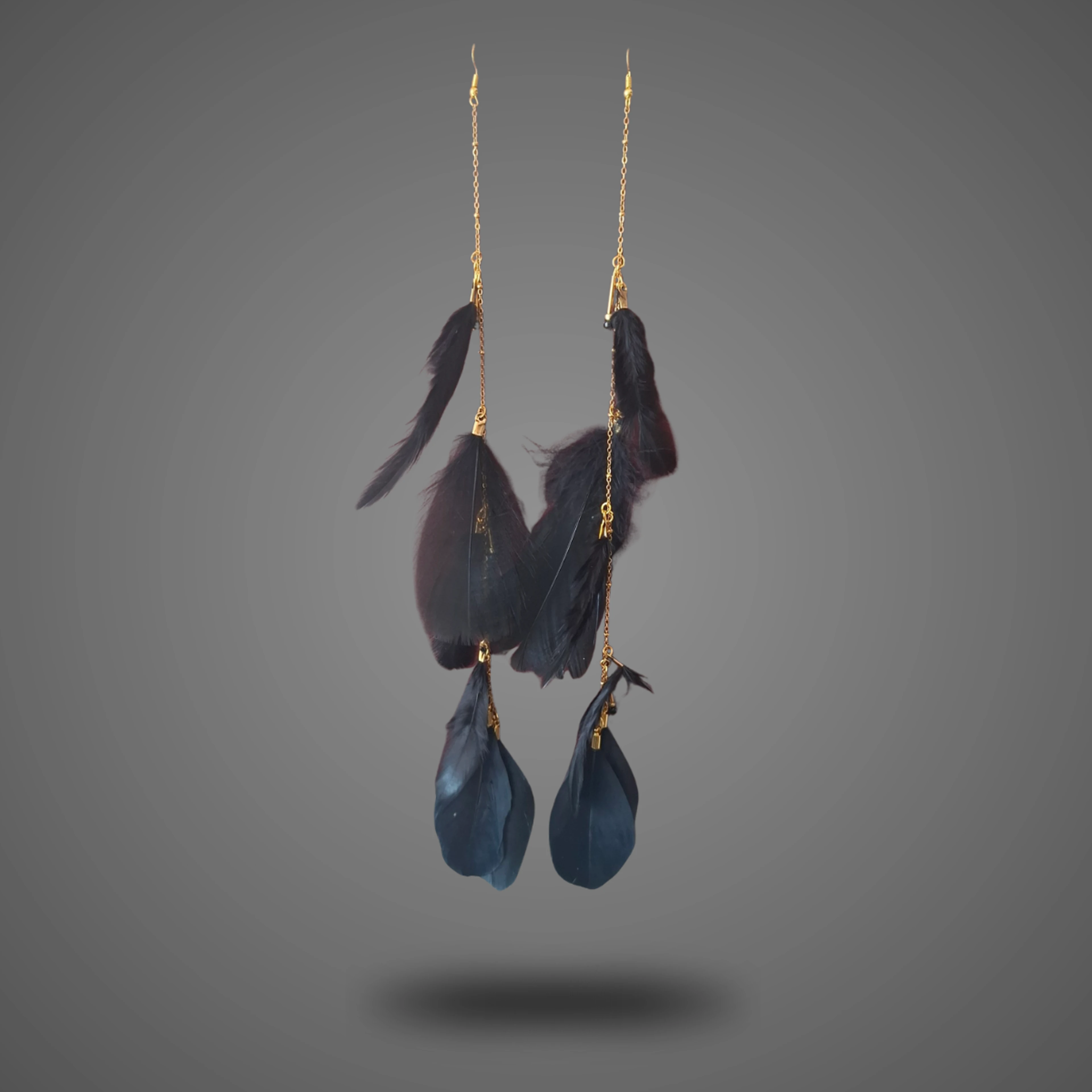 Feather Goddess - handmade Earrings