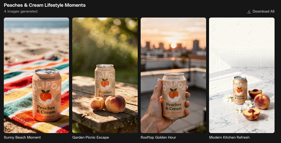 Olipop photography, made with Cuttable