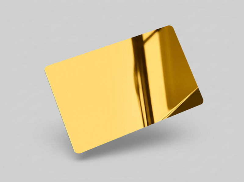 Powłoka PVD Super Mirror No. 8 Gold-TiN