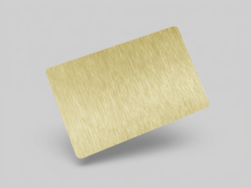 Powłoka PVD SATIN 1 Gold-TiN firmy MirrorINOX