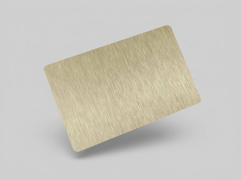 Powłoka PVD SATIN 1 Champagne-TiN firmy MirrorINOX