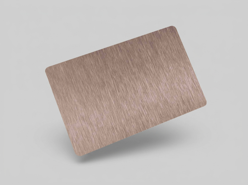 Powłoka PVD SATIN 1 Bronze-TiN firmy MirrorINOX