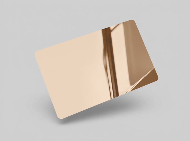 Powłoka PVD Super Mirror No. 8 Rose Gold-TiN 