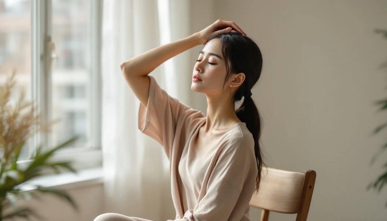Tech neck: yoga for neck and shoulder pain