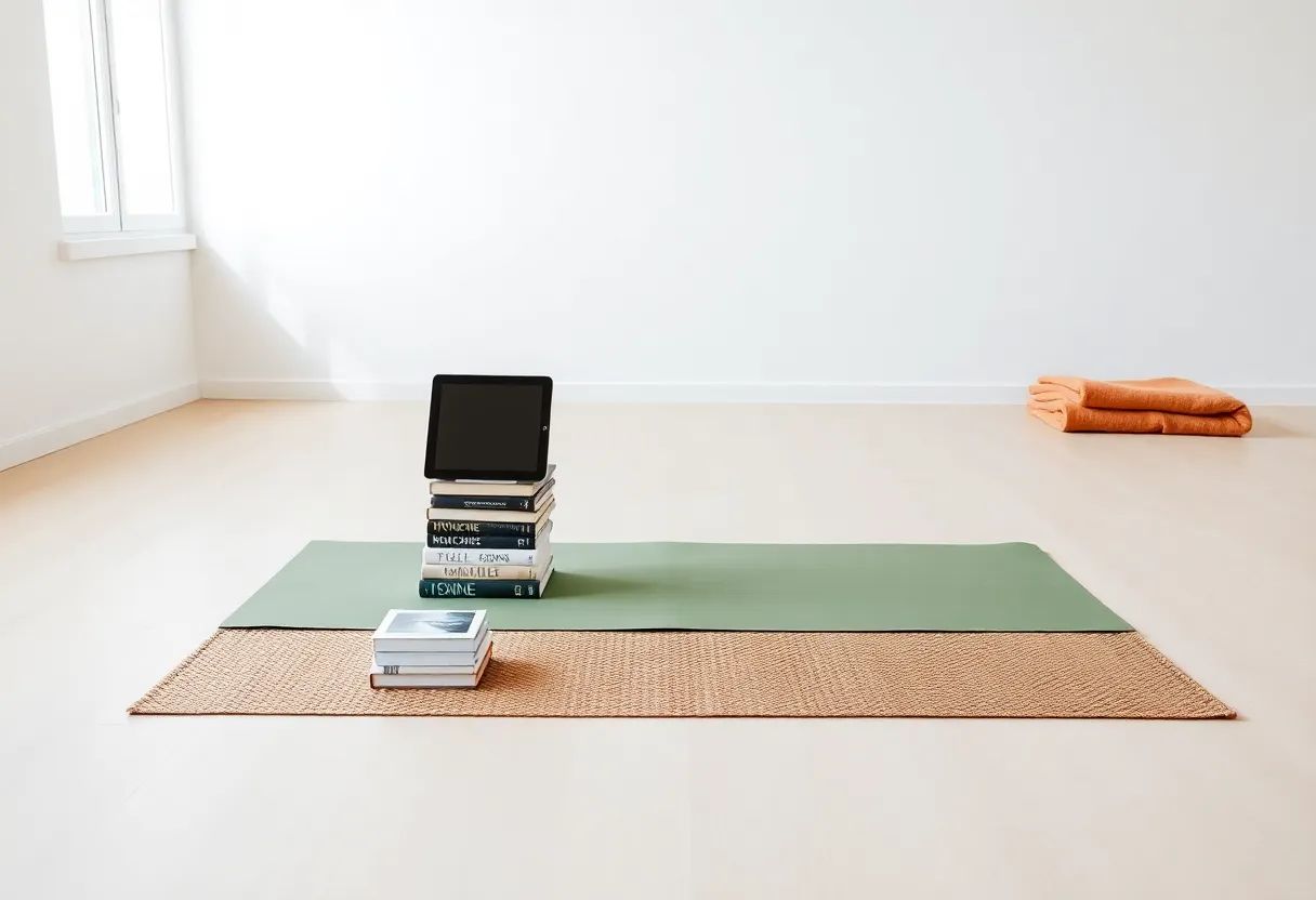 How to set up your space for a therapeutic online yoga class