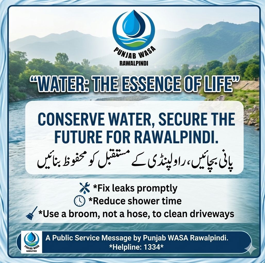 WASA Rawalpindi — Water & Sanitation Agency Rawalpindi | Official Website
