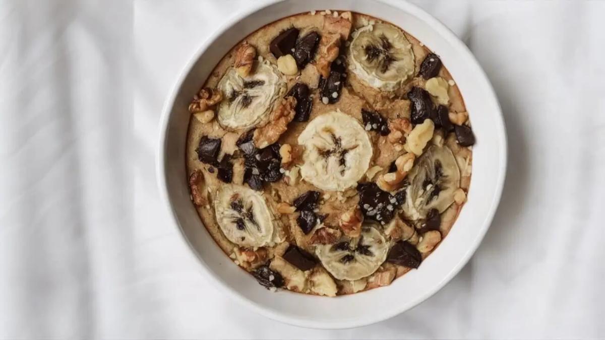 Banana Bread Baked Oats