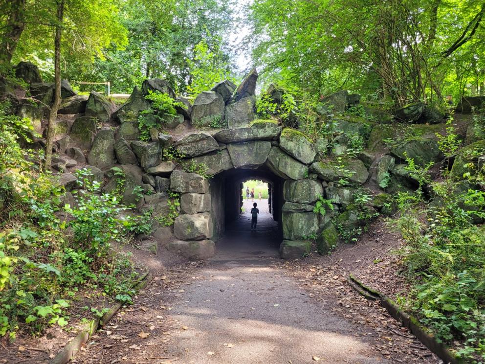 This is Heaton Park. I think it’s the biggest park in  Manchester and is close to this house. So, we went  when we first came here, and we still like to go there.  Diana Ahmed