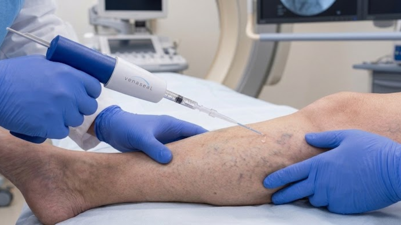 VenaSeal: el adhesivo médico que cierra várices sin calor