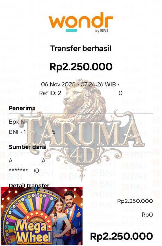 BUKTI JACKPOT TARUMA4D