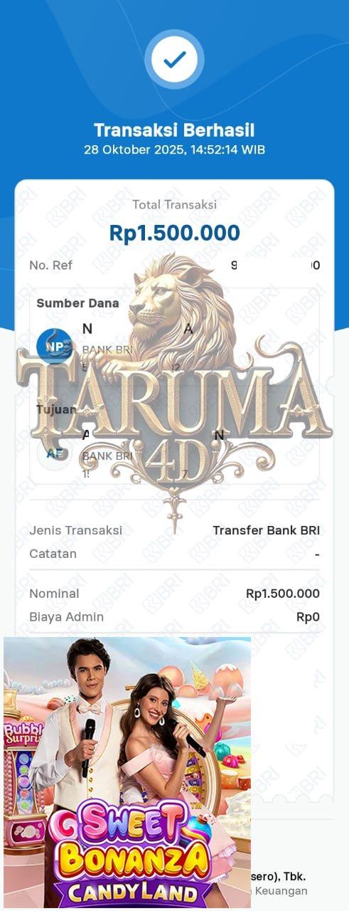 BUKTI JACKPOT TARUMA4D