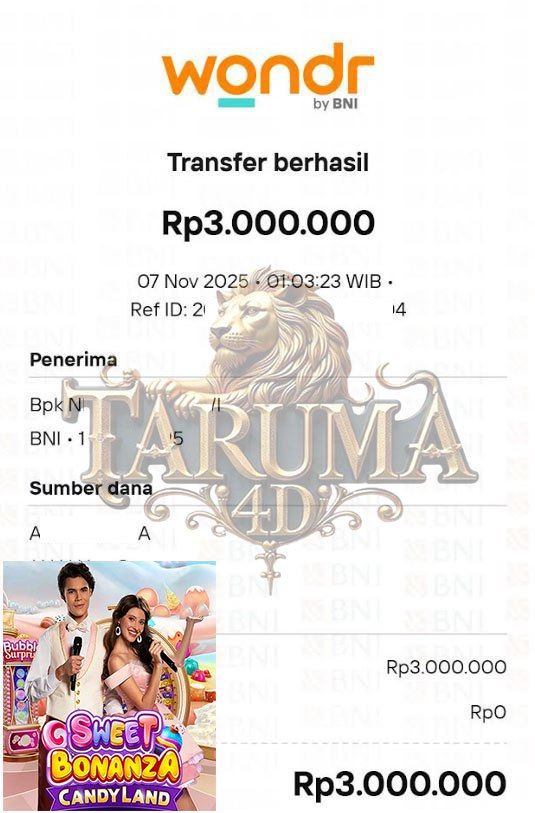 BUKTI JACKPOT TARUMA4D