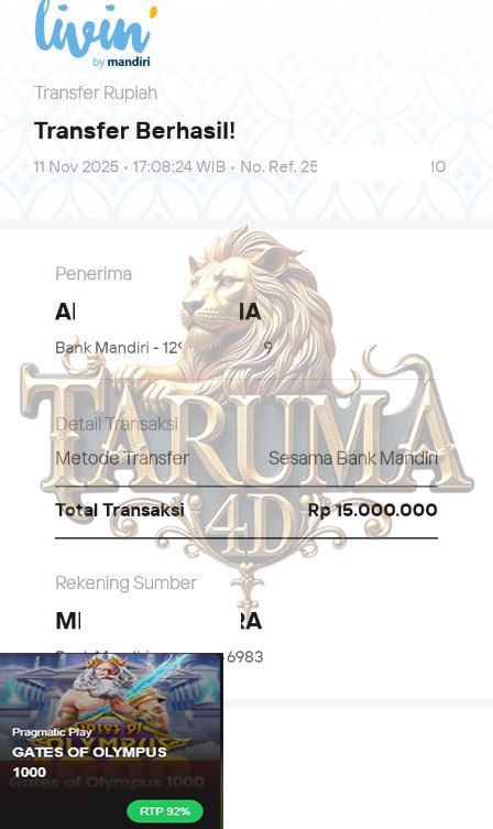 BUKTI JACKPOT TARUMA4D