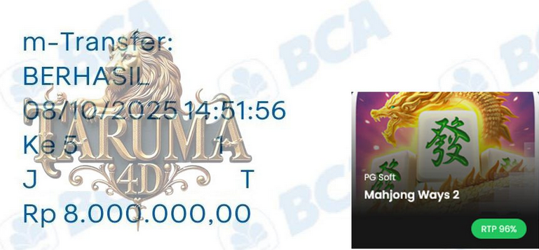 BUKTI JACKPOT TARUMA4D