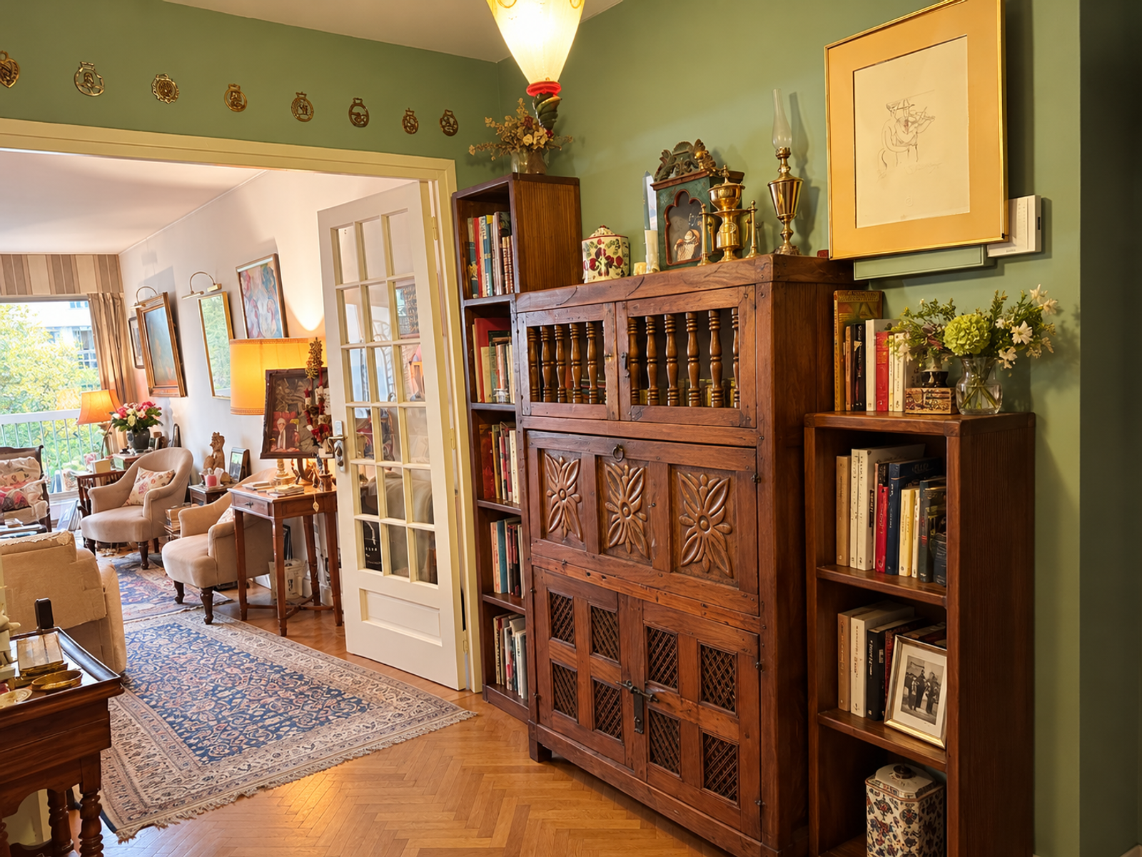 Entrée appartement viager occupé Versailles
