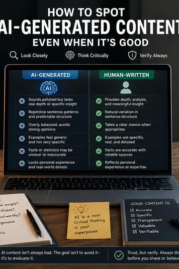 How to Spot AI-Generated Content Even When It’s Good