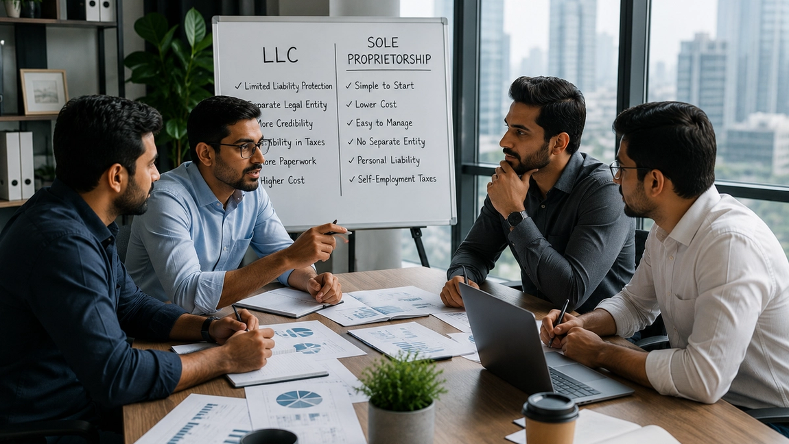 The Real Difference Between an LLC and a Sole Proprietorship