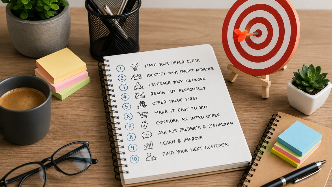 The Step-by-Step Guide to Getting Your First Customer