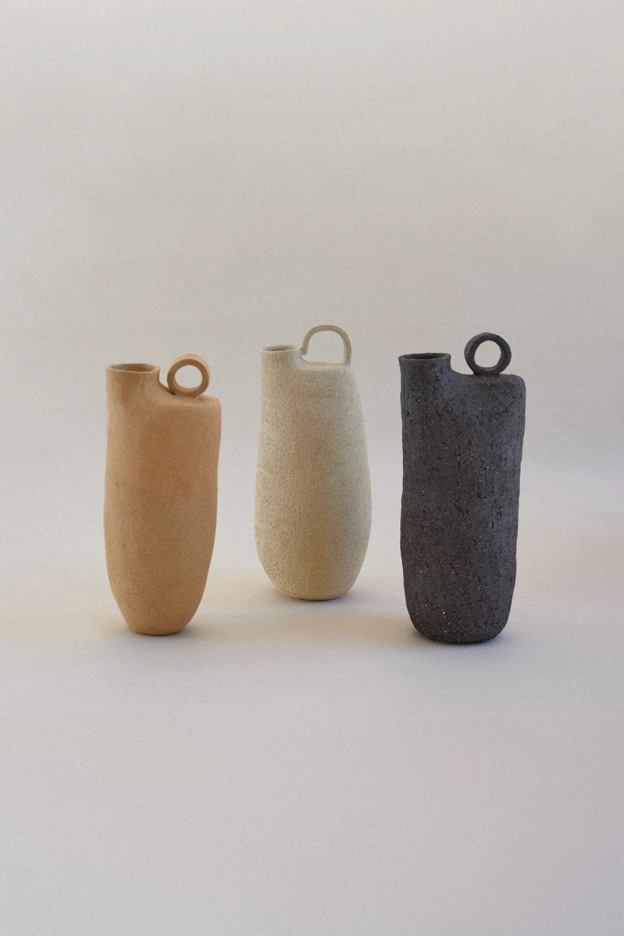 nude tall bottles jorceramics