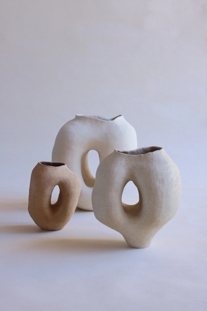 nude roca vases jorceramics
