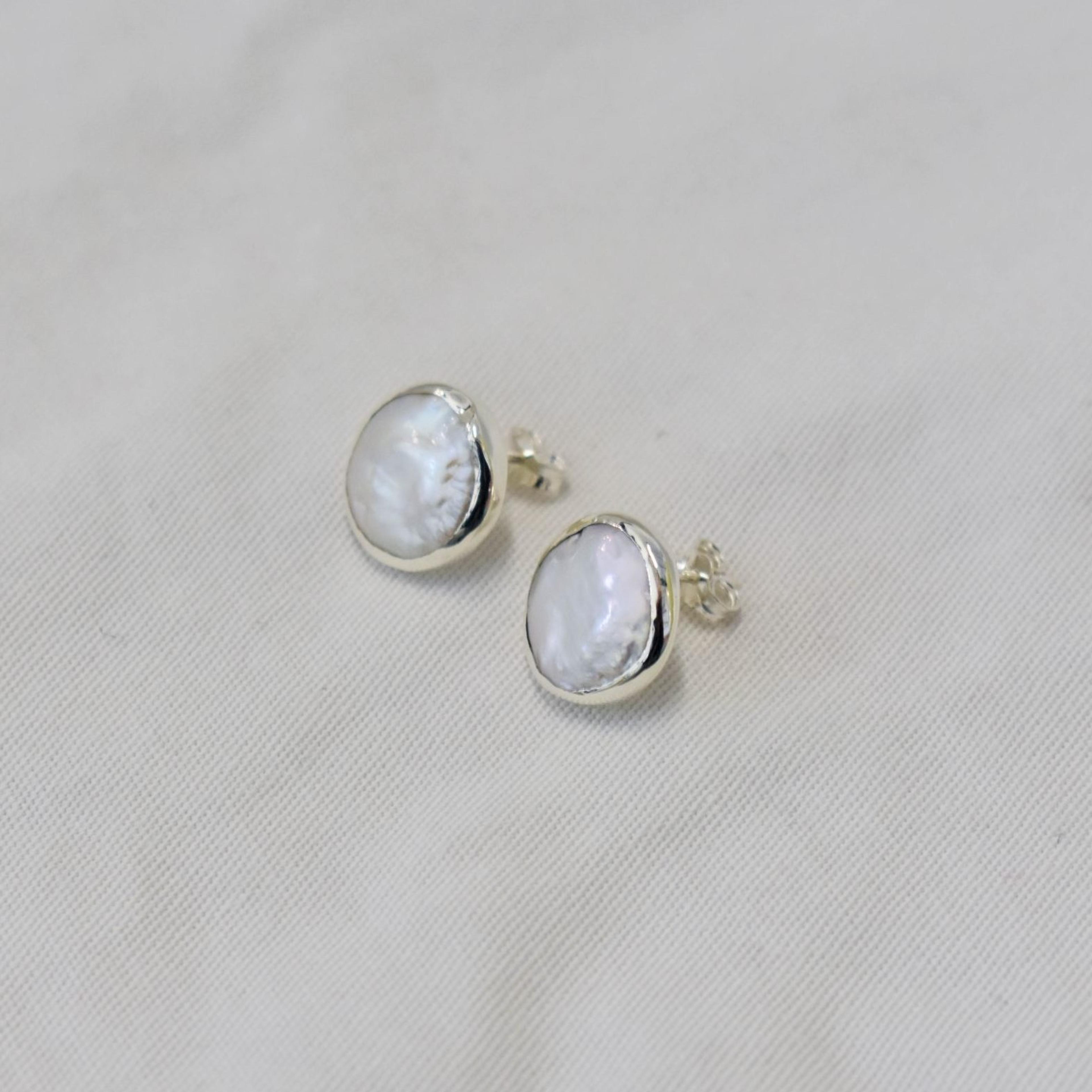 Kinkel Jewelry - Calypso Pearl Studs — view 3