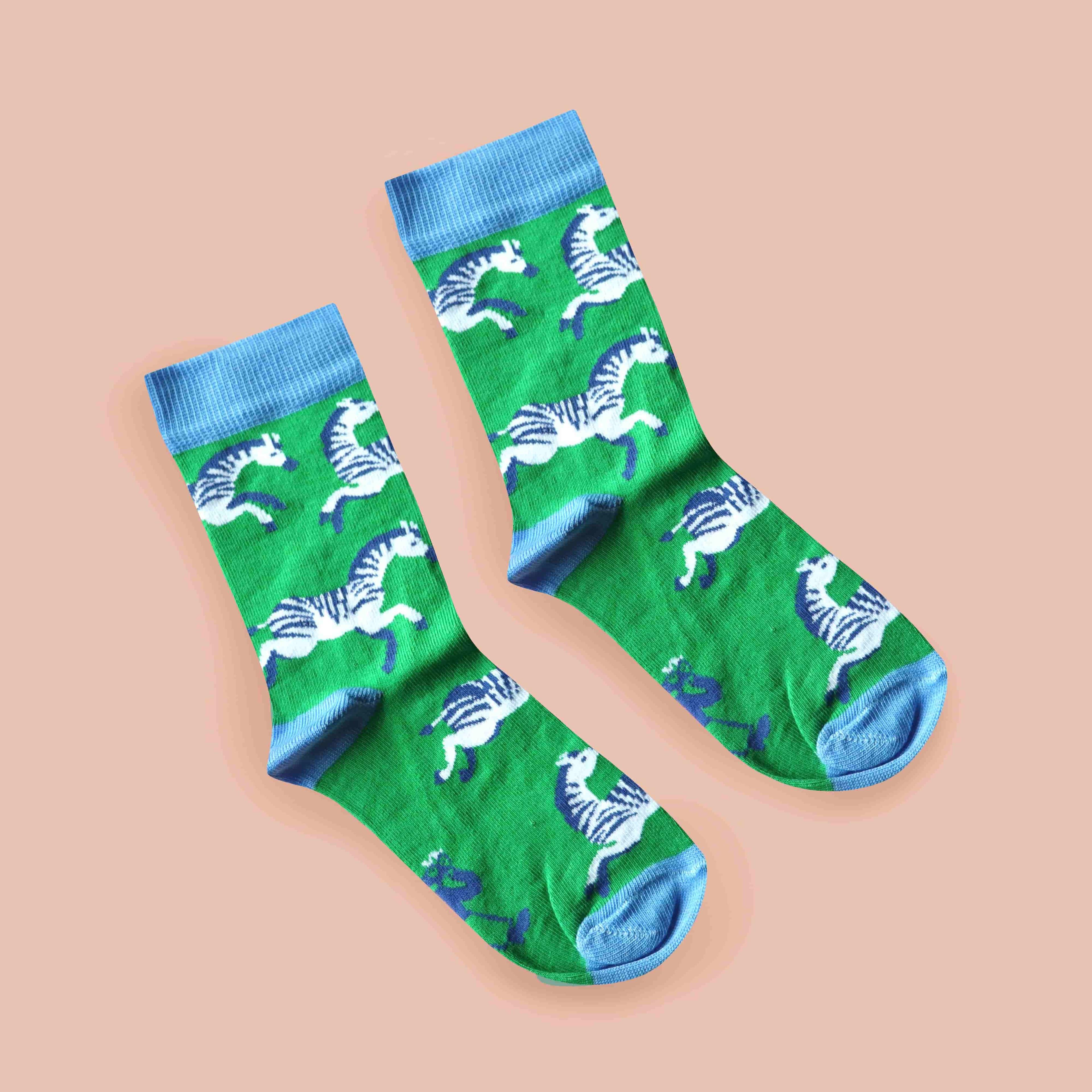Kids' Zebra Socks — view 3