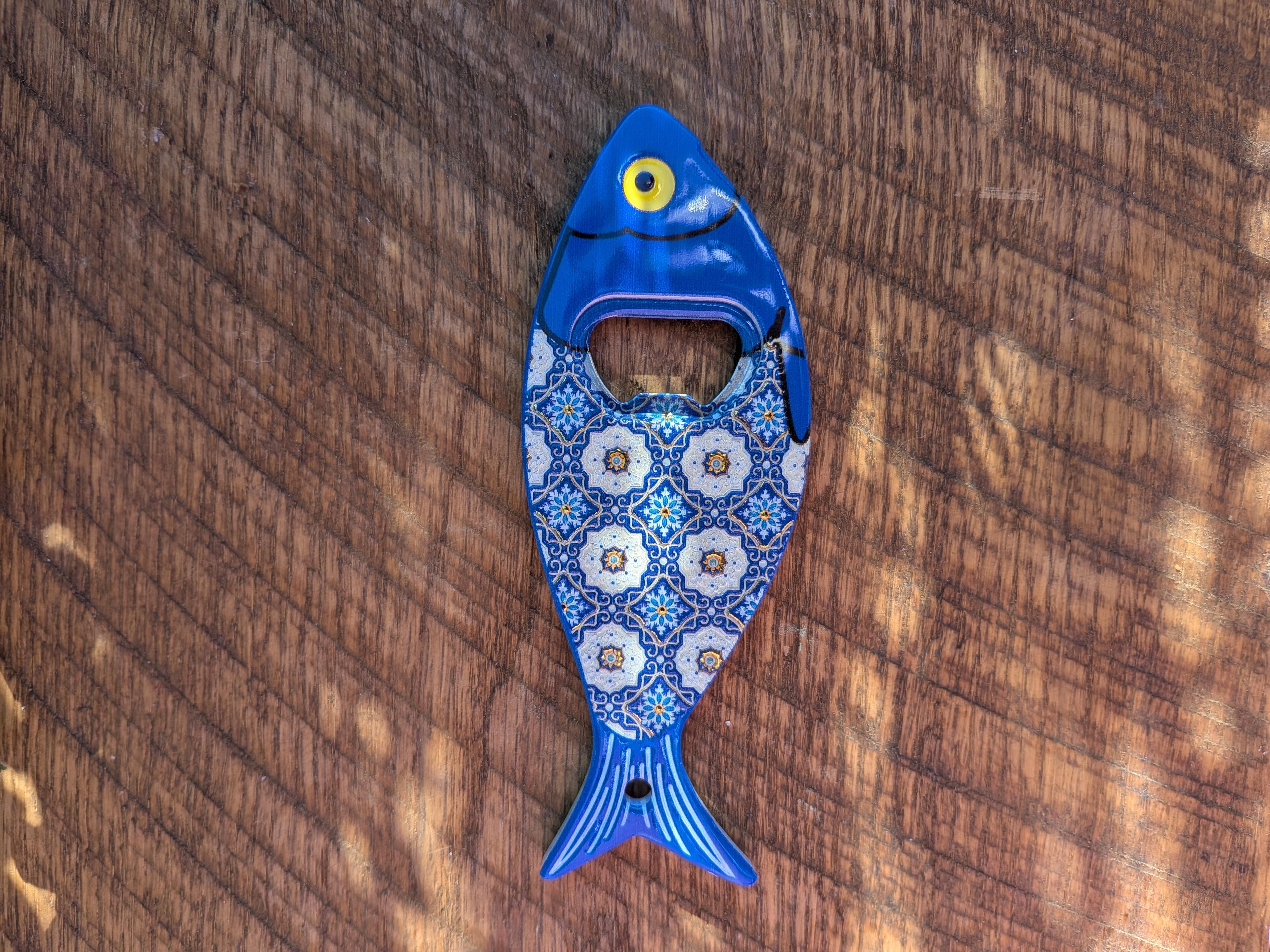 Fish Shaped Magnet Bottle Opener