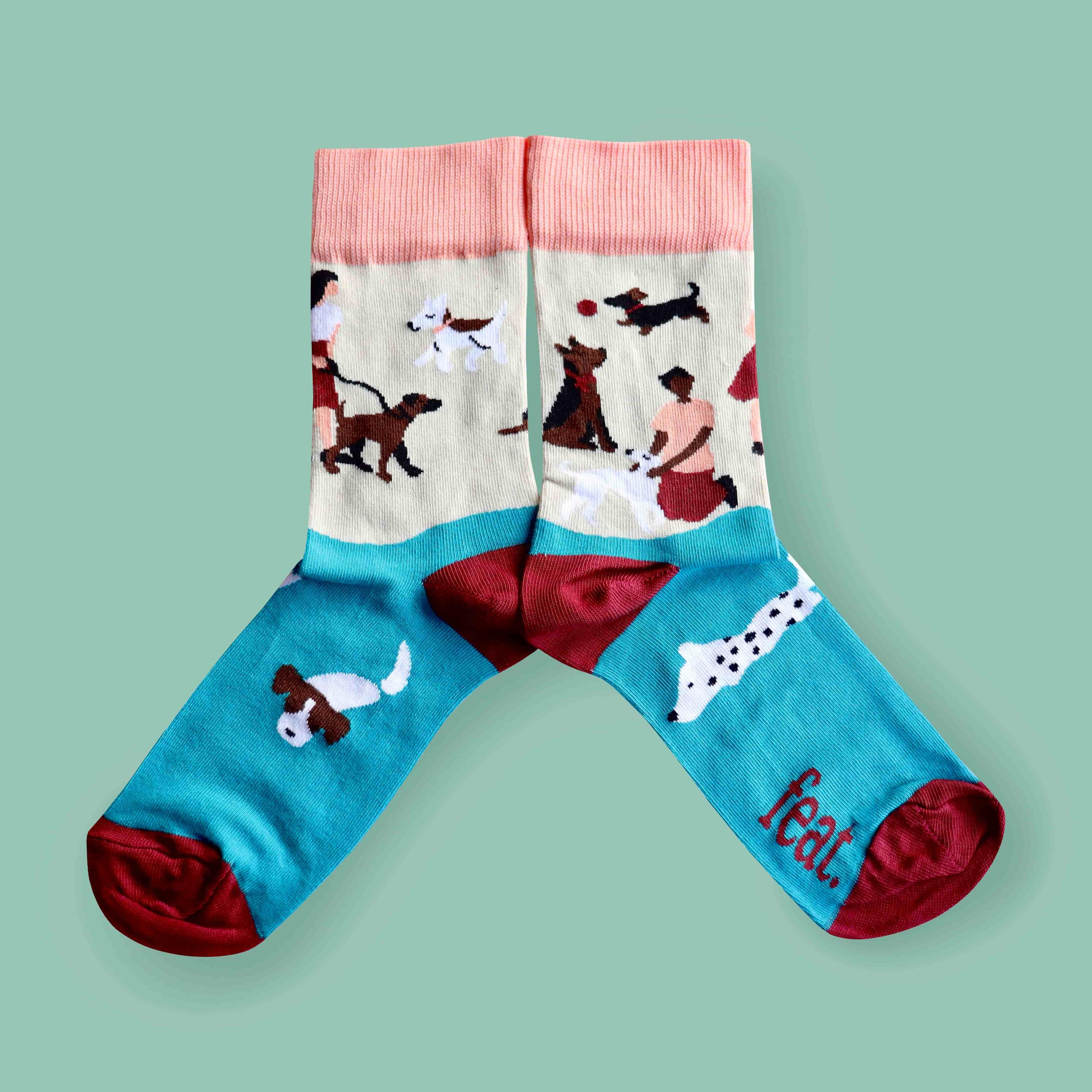 Beach Walkies Socks
