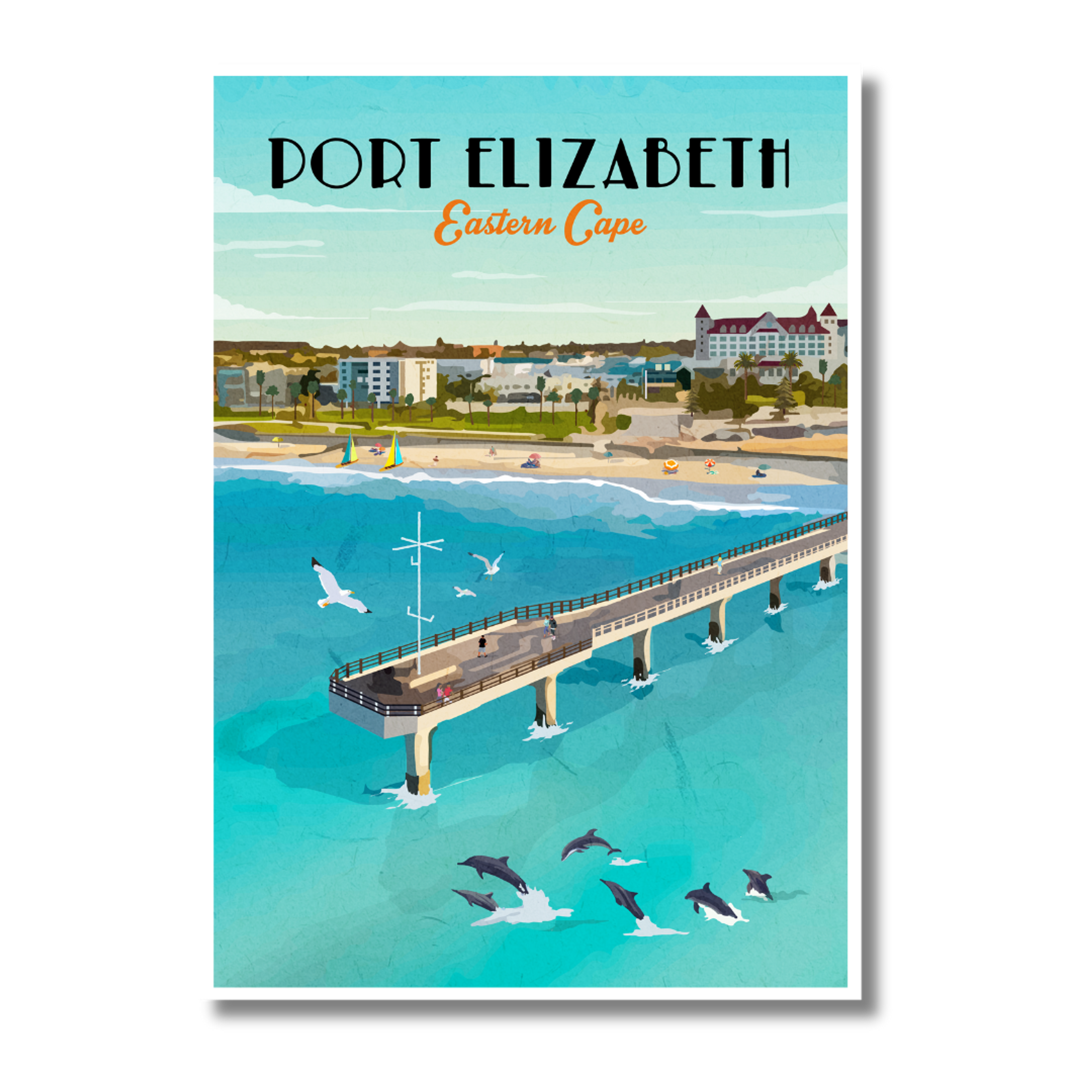 Port Elizabeth Travel Poster — view 1