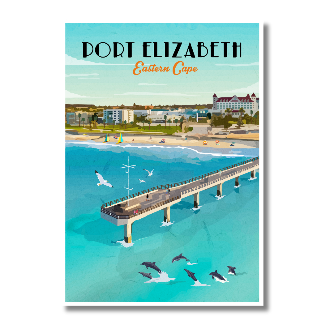 Port Elizabeth Travel Poster — view 1