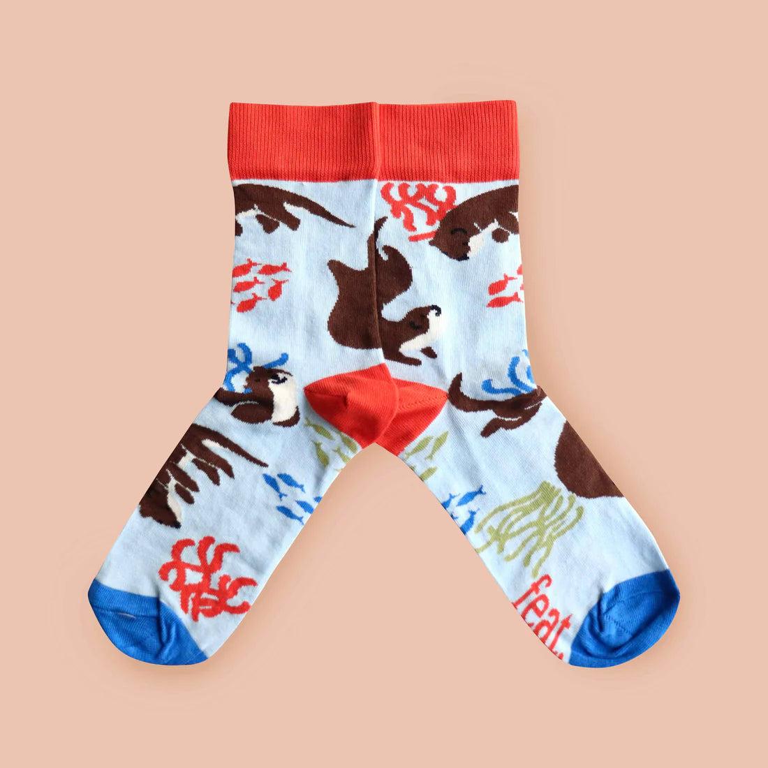 Cape Clawless Otter Socks — view 3