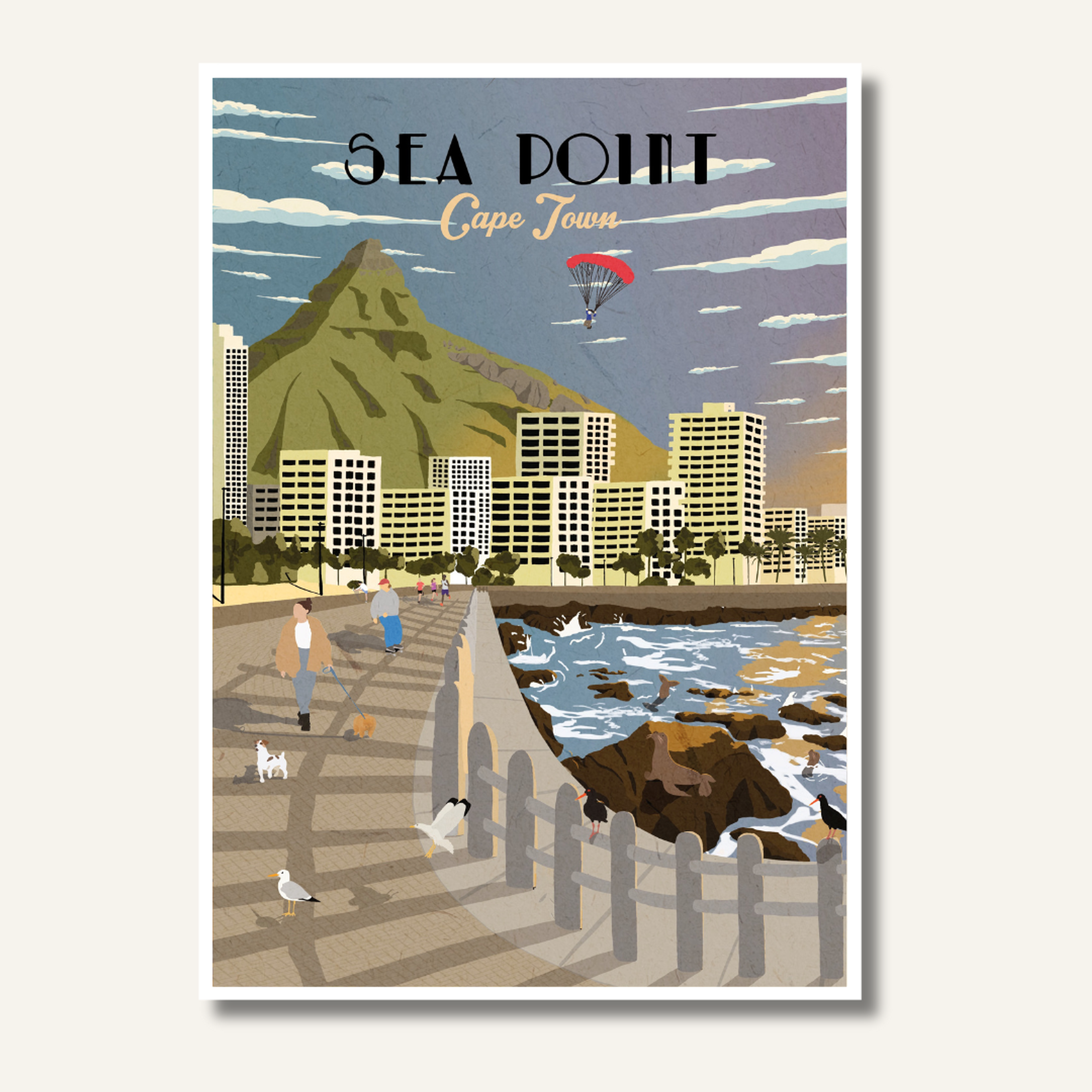 Sea Point Travel Poster — view 1